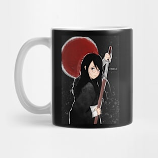 Samurai anime girl Mug